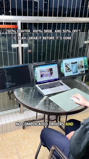 50% off and ultra-slim? Yeah, this one's gonna sell out fast. #Monitor #cevnton #YCZ #WeeklyDeals #springbreak