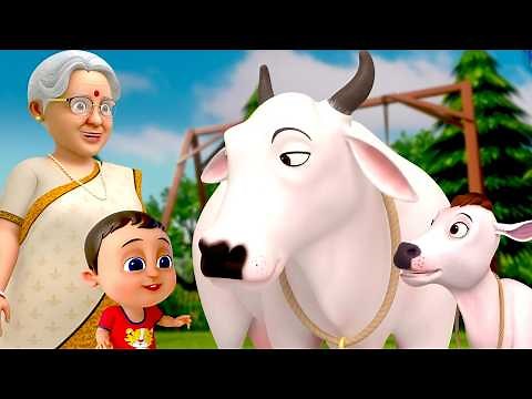 गैया मेरी गैया - Gaiya Meri Gaiya + Best Kids Nursery Rhymes in Hindi | Chiku Chime