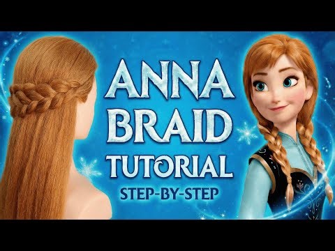 Anna Frozen Hairstyle Tutorial ❄ | Easy Braid Step-by-Step (Disney Look)