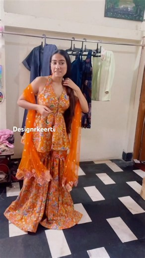 Rust Orange Sharara Final Look | Latest Sharara Design 2026 | Wedding Outfit Ideas