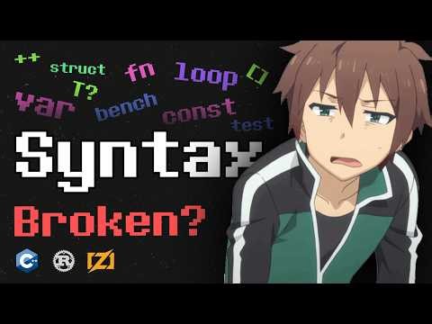 Programming Languages Suck... So I Built My Own Syntax