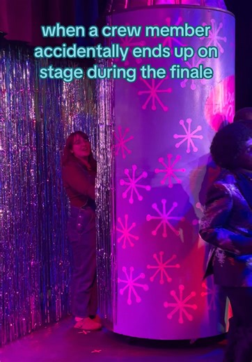 Crew Member Sings During Hairspray Finale