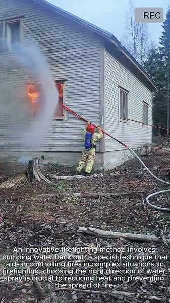Creative Firefighting Reverse Water Pump Fast Rescue