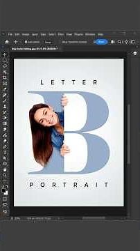 Letter Portrait Design - How to Create This Letter Portrait Effect in Photoshop!