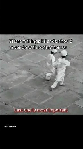 7Haram things about friends we should never do with eachother! #muslimah #content #hidayah