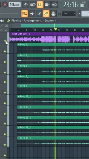 How Lil Peep Mixed "16 Lines (og version)" in FL Studio #flstudio #lilpeep #soundcloudrapper #mixing
