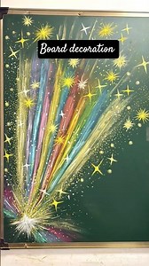 Board decoration ideas 💫 #ptmboard #boarddecoration #decor #chalkboard #art #boardart