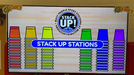 Here’s a look  at our #StackUp 2025 stacking stations. Speed Stacks Inc #physicaleducation #physed #elementarype #peteacher | Mike Graham | Facebook