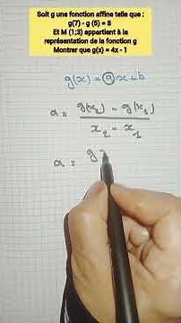 Linear and Affine Functions #math #bouchra_education #morocco #france #function #third_year_middl...