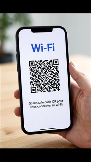 Partager le Wi-Fi avec un code QR #Shorts