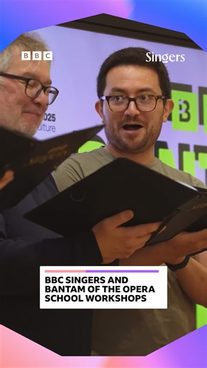 BBC Singers on Instagram: "⚽ This year, we’ve loved teaming up with Bantam of the Opera – the brilliant choir of Bradford City football fans, created to celebrate Bradford as UK City of Culture 2025. Recently, Lesley Garrett and the BBC Morning Live team joined us for some lively school workshops in Bradford, inspiring and empowering children to sing and discover the joy of music. 👏 When the community comes together to create music, amazing things happen!"