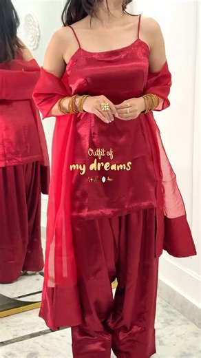 सावन द लेबल on Instagram: "“Ruby Farsi Salwar Suit Set” crafted in a rich, festive red that instantly elevates your look. The satin-finish inner dress paired with a sheer, flowy overlay gives this ensemble its signature Farsi charm — graceful, regal, and beautifully timeless. Perfect for weddings, festive nights, and all your special occasions, this set is designed to make you feel confident, radiant, and effortlessly stylish. ❤️✨ . . . . . . . . #EthnicVibes #FestiveFashion #DesiStyle #punjabis