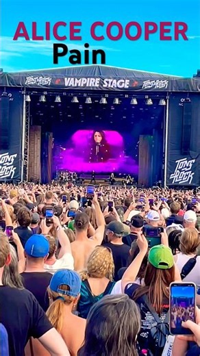 Alice Cooper | drop a🤘in the comments!! | Pain @ Tons of Rock