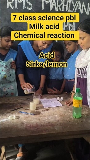 7 calss science pbl 🧪#physical and chemical change #Chemical change project #virslshorts #viralvideo