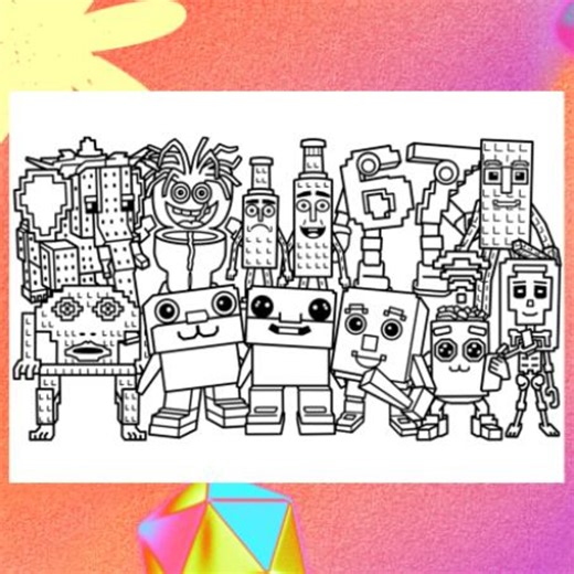 Brainrot Coloring Page (1 PNG, 1 PDF Digital Download) - Etsy