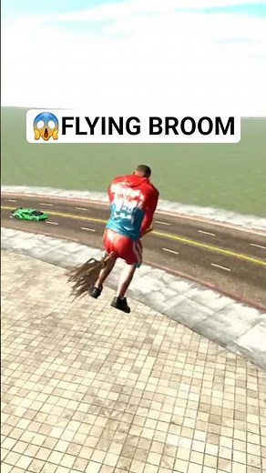 😱how to spawn flying broom #shorts #trending #gaming #flyingbroom #man