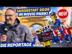 What's new at Movie Park 2026 - Movie Park Germany - Season opening in Hollywood 27.03.2026 NEW