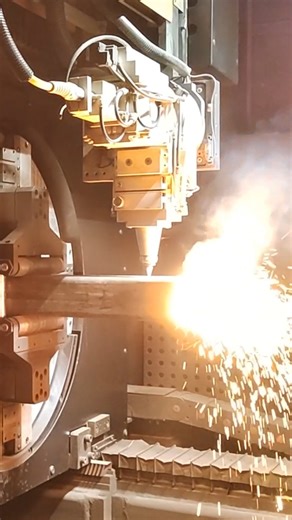 In this video, you’ll see high-speed tube laser cutting in action, creating clean, accurate shapes with extreme precision. This advanced metal fabrication process is commonly used for playground equipment, slides, and structural frames. Process shown: CNC Fiber Laser Tube Cutting Material: Steel tube Application: Playground slide set manufacturing If you enjoy satisfying industrial processes, metalworking, or modern manufacturing technology, this video is for you. Don’t forget to like, comment,