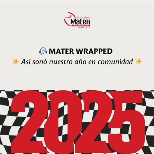 🎧 Mater Wrapped 2025 Un año que se escuchó en comunidad, aprendizaje, servicio y misión. Gracias a cada familia, estudiante y educador por hacer de Mater una playlist que transforma corazones. That’s a wrap. 💚 #MaterWrapped2025 #MaterSoy #AprendizajeInnovador #WeAreSacredHeart #SomosSagrado #colegiobilingue #colegiossanpedro #mty #rscj #ComunidadMater | Instituto Mater