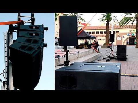 LINE ARRAYS d&b Y8, Y12, CARDIOID SUBWOOFERS V-GSUB WITH A SINGLE PROCESSING CHANNEL - ARRAYCALC