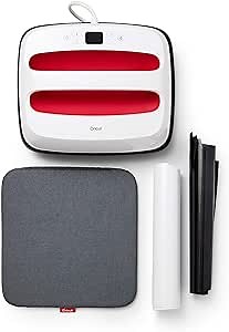 Cricut EasyPress 2 Everyday Iron On Bundle, 1-Cricut EasyPress 2-Heat Press, 12"x10" Raspberry, 1-EasyPress Mat 12"x12", 1-Everyday Iron On Basics Sampler, 6 Sheets, 12"x12"-3 Black & 3 White