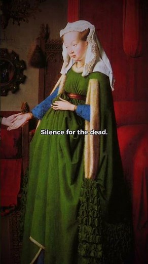The Arnolfini Portrait in 1434, painted by Jan van Eyck #history #arthistory #painting