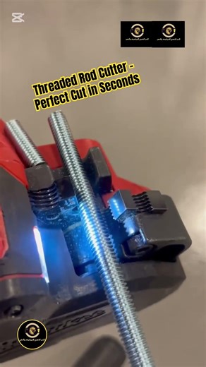 Threaded Rod Cutter – Perfect Cut in Seconds#plumbing#tools#milwaukee#tech#metal#construction