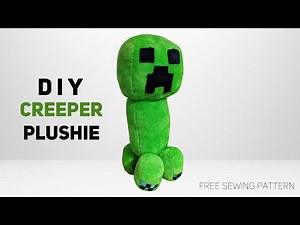 How to Make a Minecraft Creeper Plushie [Free Pattern]