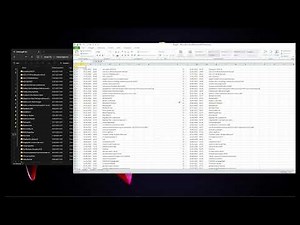 Insert folder as a list in Excel - only with Windows TOOLS / Tutorial - Powershell Dir Tree Function