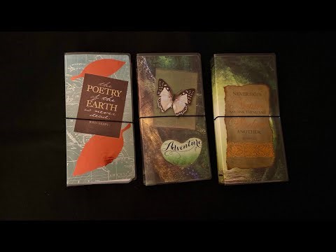 How to thread a traveler’s notebook with elastic string (no talking)