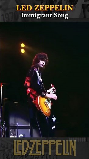 Led Zeppelin - Immigrant Song #ledzeppelin #jimmypage #rock #rocknroll