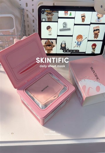 Skintific Sheet Mask Self-Care Routine