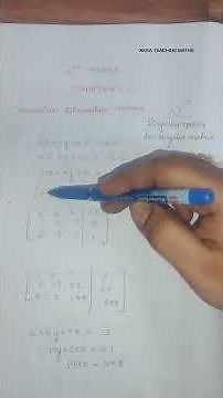 Gaussian Elimination Method|12th maths chapter 1