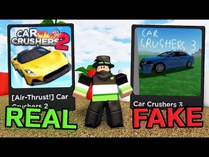 Playing FAKE Car Crushers 2 Copies