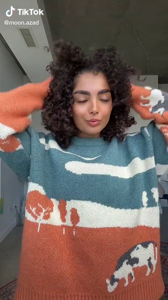 New hair, New Moon💅🏽✨💓 #hairtransformation #hairhighlights #curlyhair #curltok #hairtok