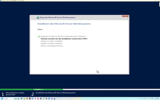 Virtualbox安装Windows Server 2022 (Updated May 2022) 德文版