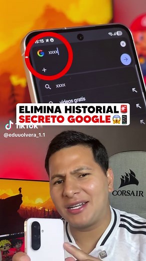 Eliminar el historial secreto de Google en Android