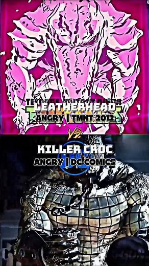LEATHERHEAD VS KILLER CROC | #tmnt #dc #leatherhead #killercroc #wisedit #battle #ARGON