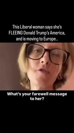 @wallstreetbullion on Instagram: "This Liberal woman says she’s FLEEING Donald Trump’s America, and is moving to Europe.. What’s your farewell message to her? 🤔 Follow me on Instagram 👇 @wallstreetbullion 🚨Follow @wallstreetbullion if you voted Trump 2024🇺🇸 @unbreakableliberty @marianahirmas @bigredoneguy @trump_mania @realbrooklynp8triot"