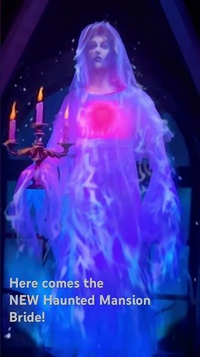 Here comes the NEW Haunted Mansion bride! #hauntedmansion