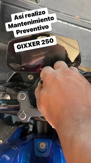 1.7M views · 47K reactions | Así realizo mantenimiento preventivo GIXXER 250 #mecanico #mantenimiento #suzuki #mecanica #preventivo | Will Moto VIP | Facebook