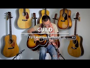 Guild F512 Antique Sunburst played by Erwin van Ligten | Demo @ The Fellowship of Acoustics
