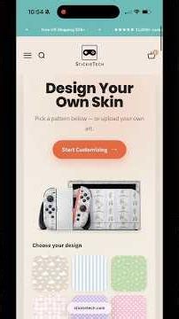 Custom design your own gaming skins so it can truly feel like yours ✨