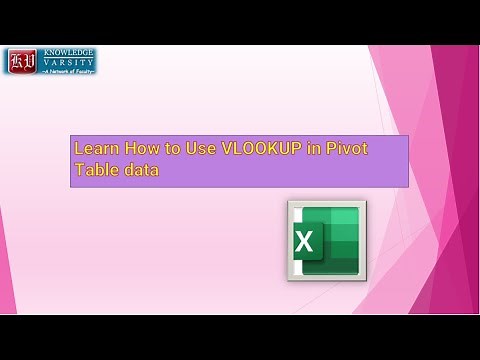How to Use VLOOKUP in Pivot Table data