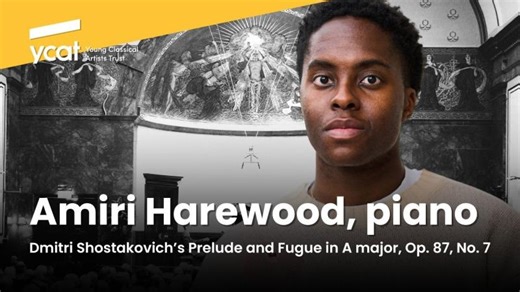 Amiri Harewood: Dmitri Shostakovich: Prelude and Fugue in A major, Op. 87, No.7 | Trinity School Alumni