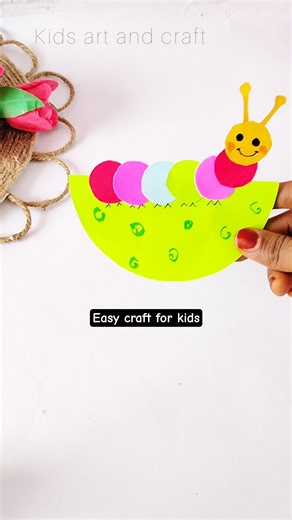 paper insect making step by step/#craft #kidscraft #trending #shorts