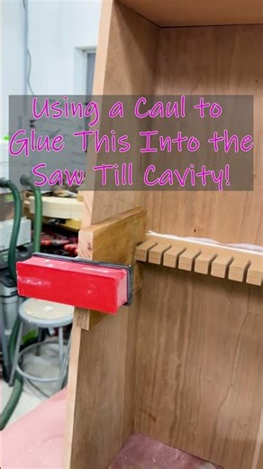 Clamping the Saw Rack in Place