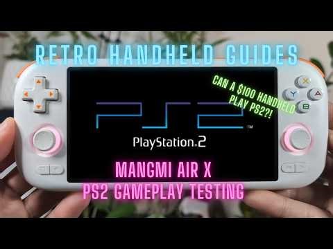 Mangmi Air X PS2 Gameplay Testing