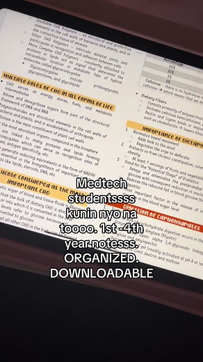 Medtech Notes for 1st-4th Year Students | Organized & Downloadable