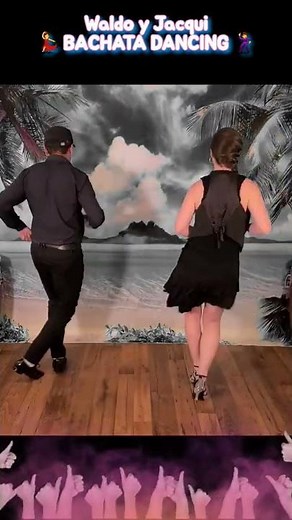 Bachata Beginner Basic Box Step with Triple Step & 3&4 and 4&5 Timing | Bachata Dancing | Back View